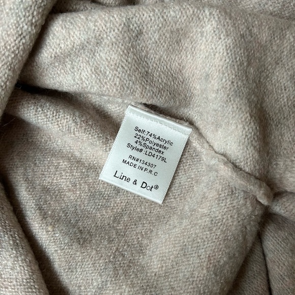NWT Shopbop Line & Dot Calli Midi Sweater Dress in Taupe - XS - Picture 12 of 14